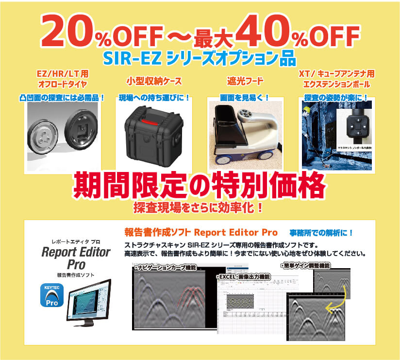 SIR-EZシリーズ 対象オプション品 特別価格キャンペーンのお知らせ